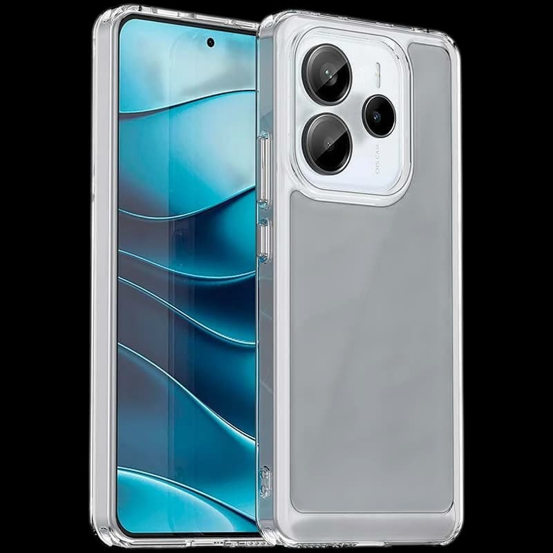 Capa Antichoques Premium para Xiaomi Redmi Note 14 5G Acrílico Anti-Amarelo Transparente