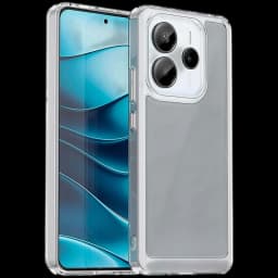Capa Antichoques Premium para Xiaomi Redmi Note 14 5G Acrílico Anti-Amarelo Transparente