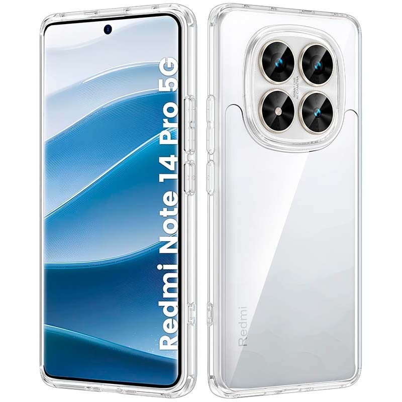 Funda Antigolpes Premium para Xiaomi Redmi Note 14 Pro 5G / Note 14 Pro Plus 5G / Poco X7 5G Acrílico Anti-Amarillo Transparente - Ítem