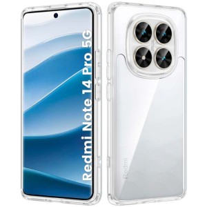 Funda Antigolpes Premium para Xiaomi Redmi Note 14 Pro 5G / Note 14 Pro Plus 5G / Poco X7 5G Acrílico Anti-Amarillo Transparente