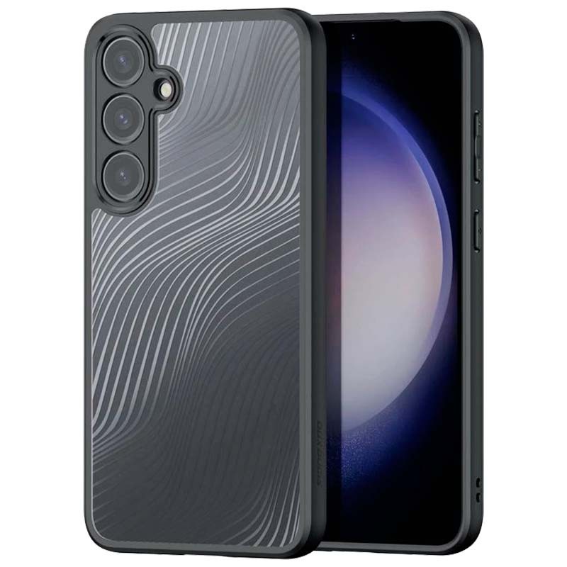 Capa rígida Anti-Scratch Shell Samsung Galaxy S25+ 5G Preto+Transparente - Item
