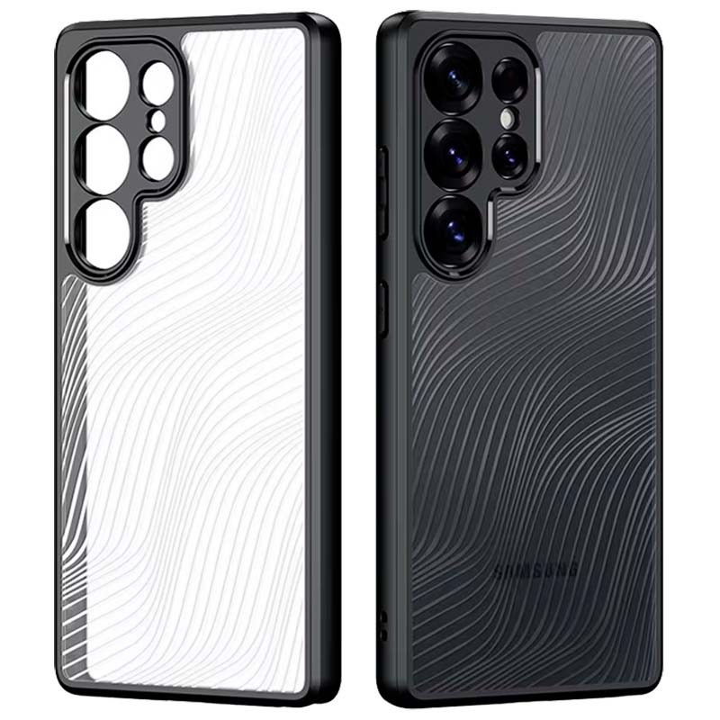 Coque rigide Anti-Scratch Shell Samsung Galaxy S25 Ultra 5G Noir+Transparent - Ítem1