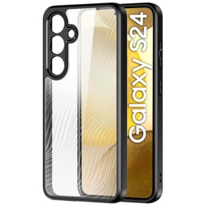 Capa rígida preta Anti-Scratch Shell para Samsung Galaxy S24