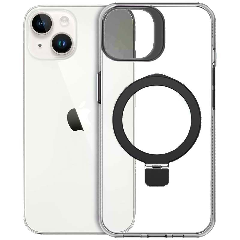 Funda para iPhone 15 Plus Compatible con Magsafe y Autosoporte Negro - Ítem