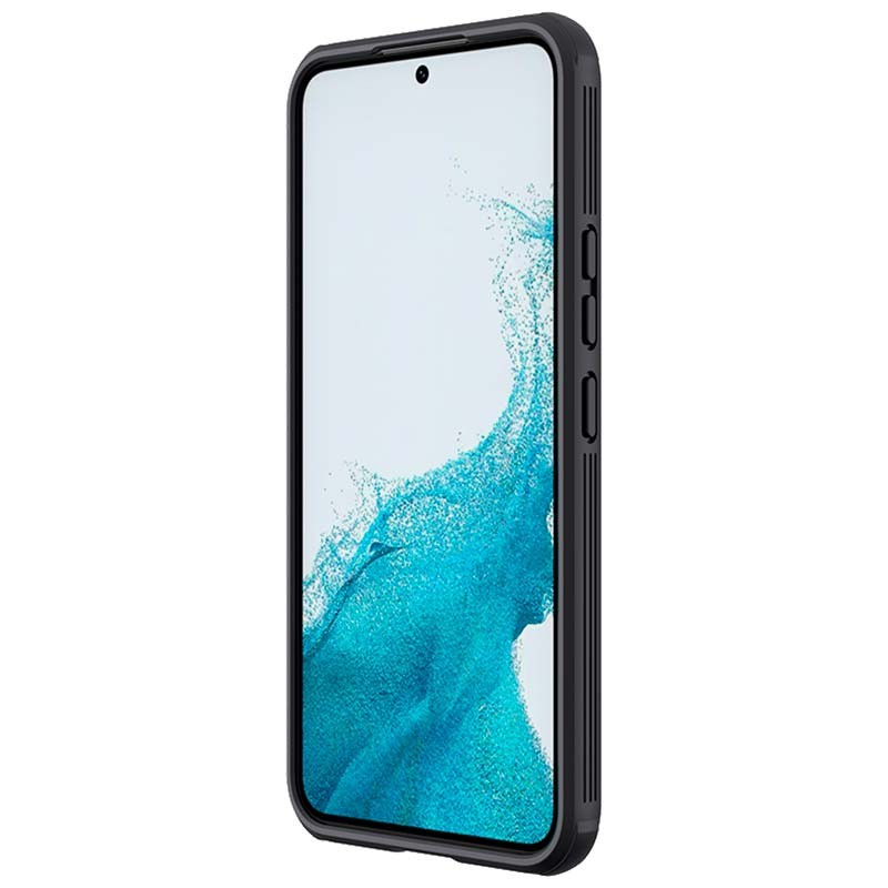 Funda Hybrid Armor Camshield para Realme 10 Pro+ funda blindada con tapa de  cámara negra - ✓