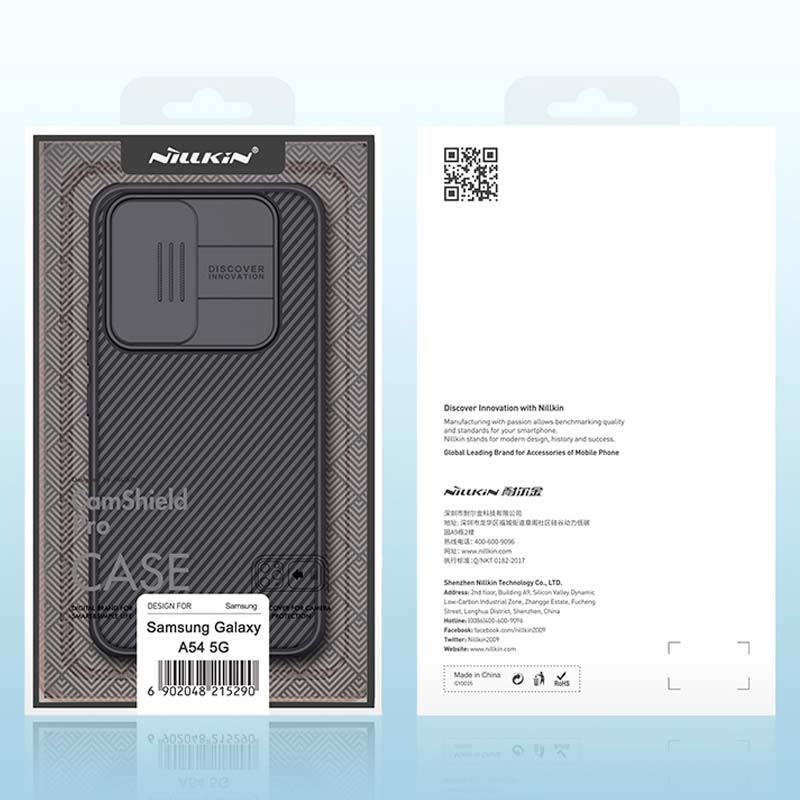 Capa CamShield Pro preta de Nillkin para Samsung Galaxy A54 5G - Item7