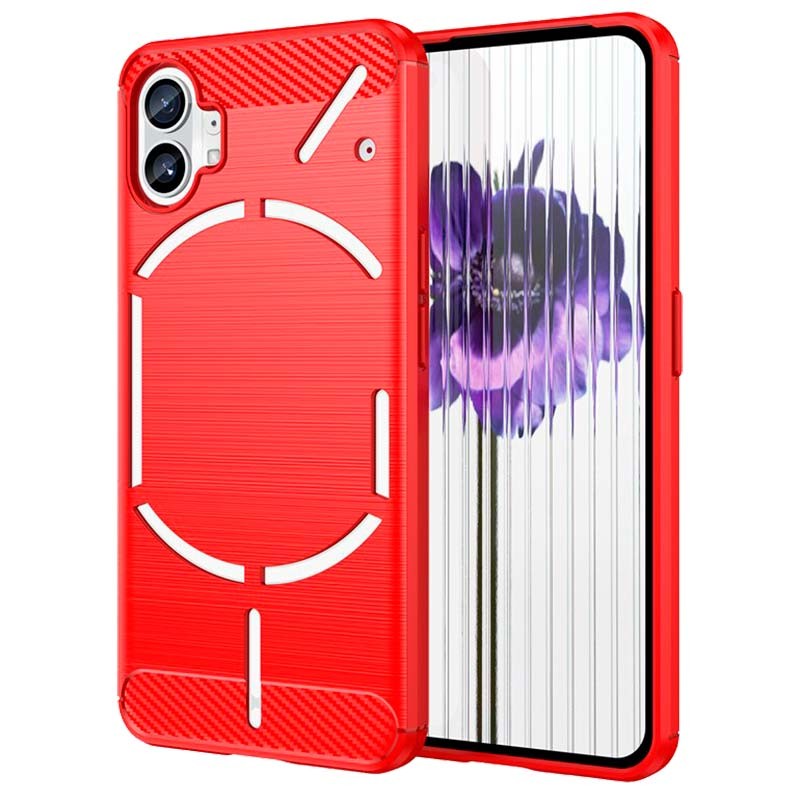 Funda Carbon Ultra Nothing Phone 1 Rojo - Ítem