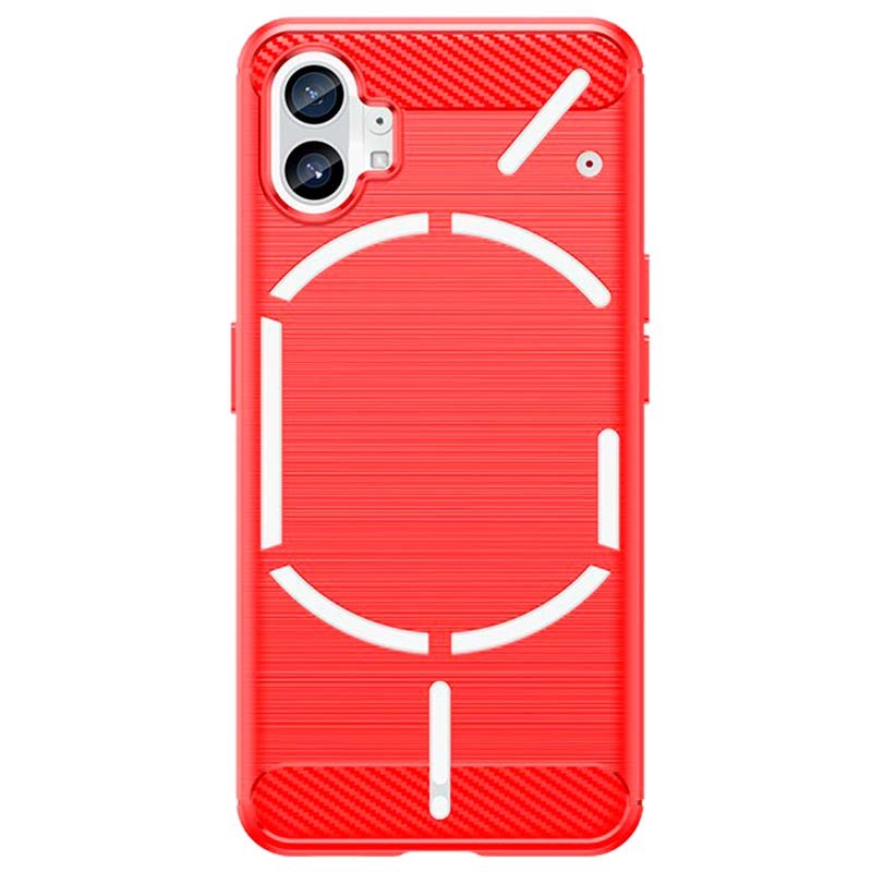 Funda Carbon Ultra Nothing Phone 1 Rojo - Ítem1