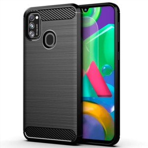 Funda de silicona Carbon Ultra para Samsung Galaxy M21 M215