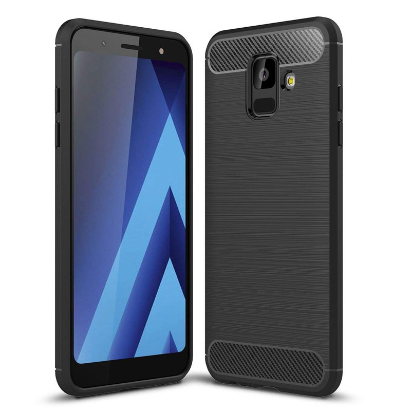 Funda de silicona Carbon Ultra para Samsung Galaxy A6 2018