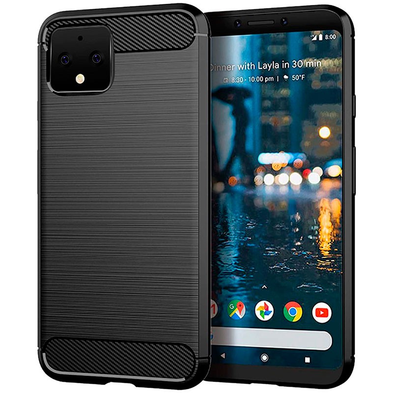 Capa de silicone Carbon Ultra para Google Pixel 4 - Item