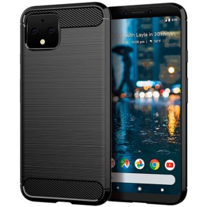 Coque en silicone Carbon Ultra pour Google Pixel 4