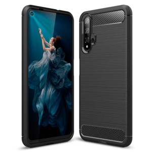 Funda de silicona Carbon Ultra para Huawei Honor 20