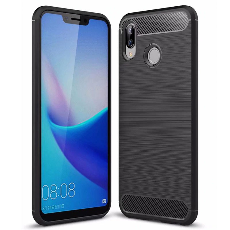 Funda de silicona Carbon Ultra para Huawei Honor Play