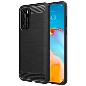 Funda de silicona Carbon Ultra para Huawei P40