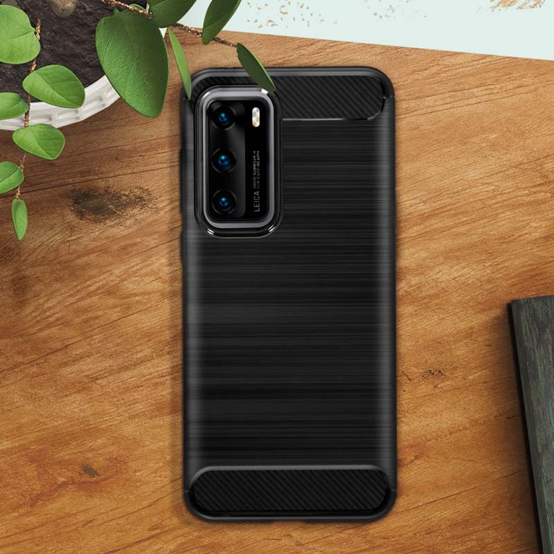 Coque en silicone Carbon Ultra pour Huawei P40 - Ítem6