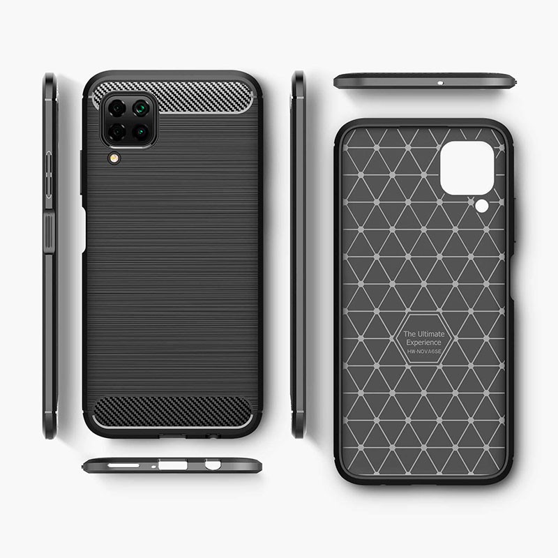 Funda de silicona Carbon Ultra para Huawei P40 Lite - Ítem7