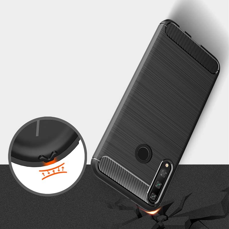 Funda de silicona Carbon Ultra para Huawei P40 Lite E - Ítem1
