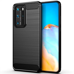 Coque en silicone Carbon Ultra pour Huawei P40 Pro