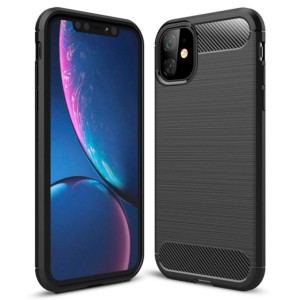 Capa de silicone Carbon Ultra para iPhone 11