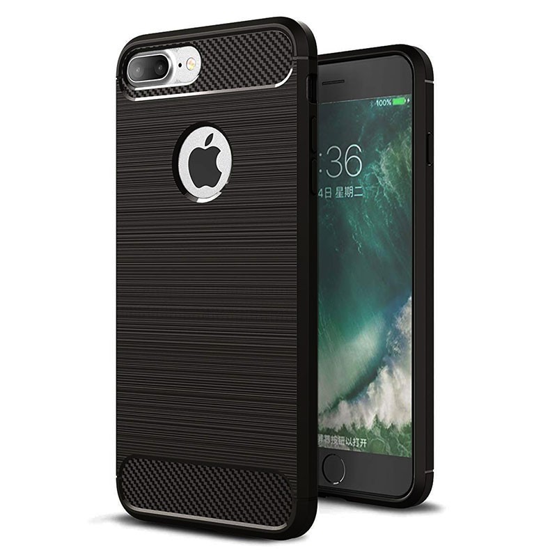 Funda de silicona Carbon Ultra para iPhone 8 Plus