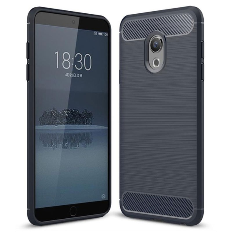 Funda de silicona Carbon Ultra para Meizu 15 Lite