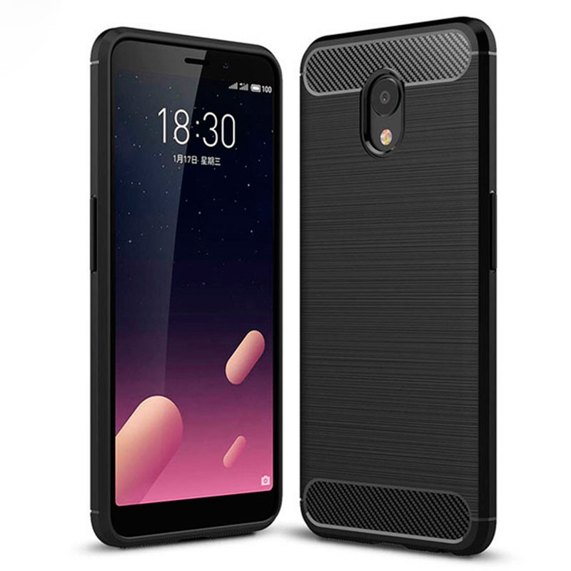Funda de silicona Carbon Ultra para Meizu M6S