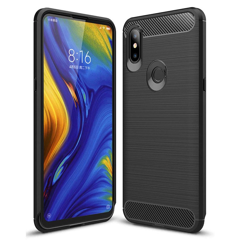 Capa de silicone Carbon Ultra para Xiaomi Mi Mix 3