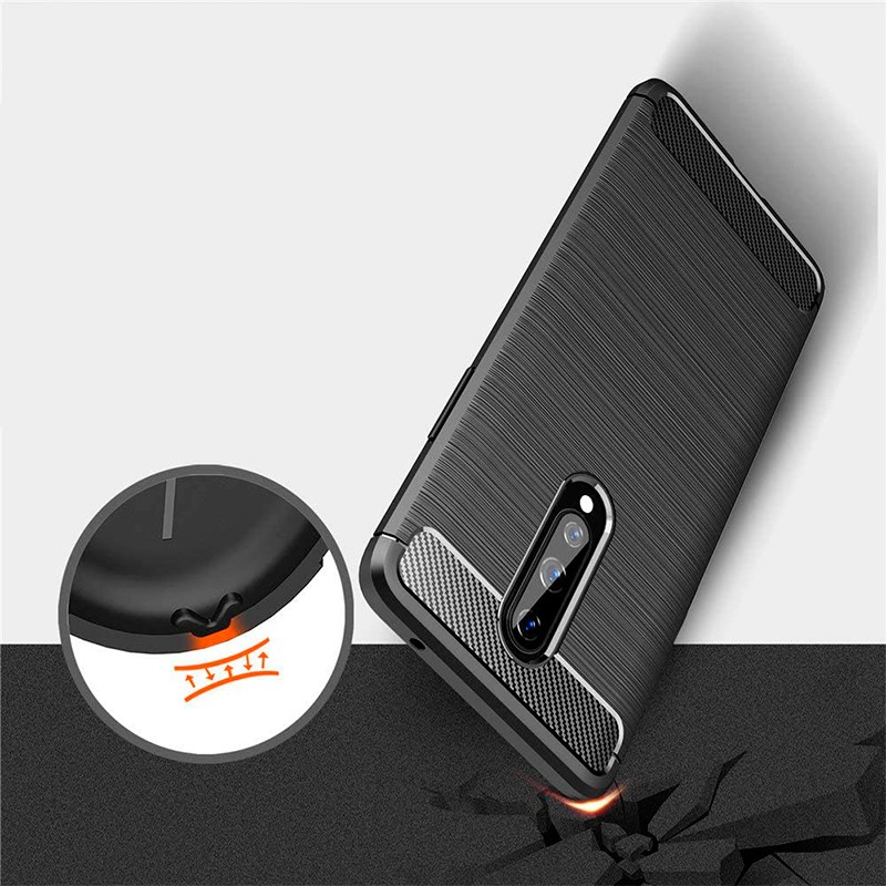 Funda de silicona Carbon Ultra para Oneplus 8 Pro - Ítem1