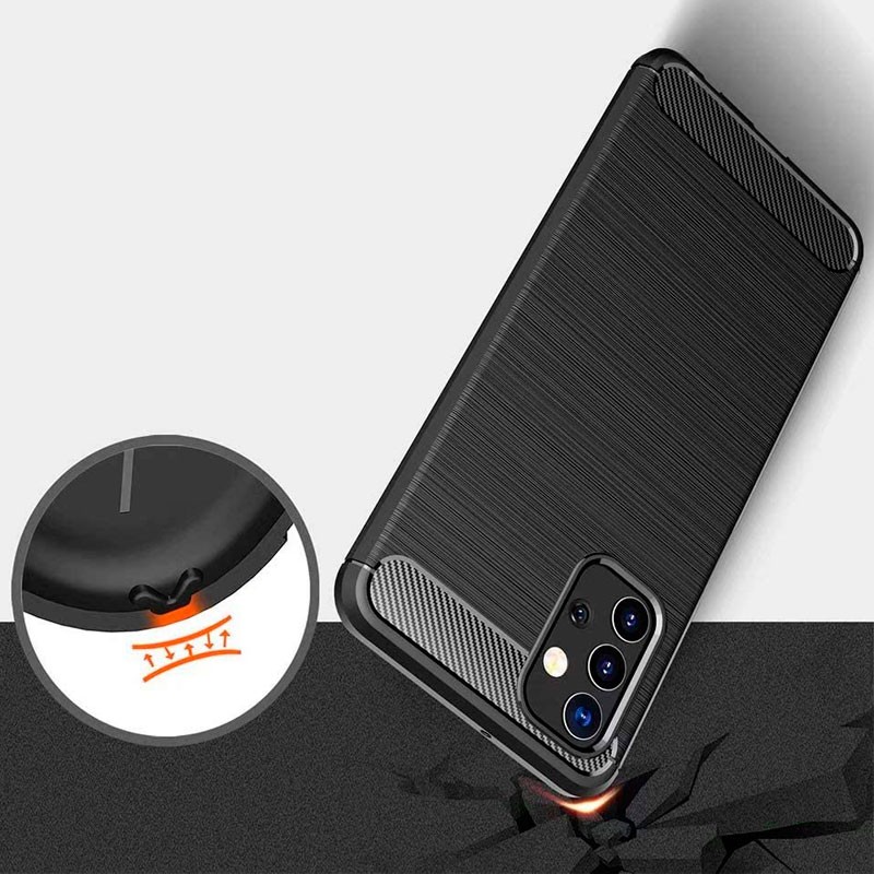 Capa de silicone Carbon Ultra para Samsung Galaxy A32 A325 - Item5
