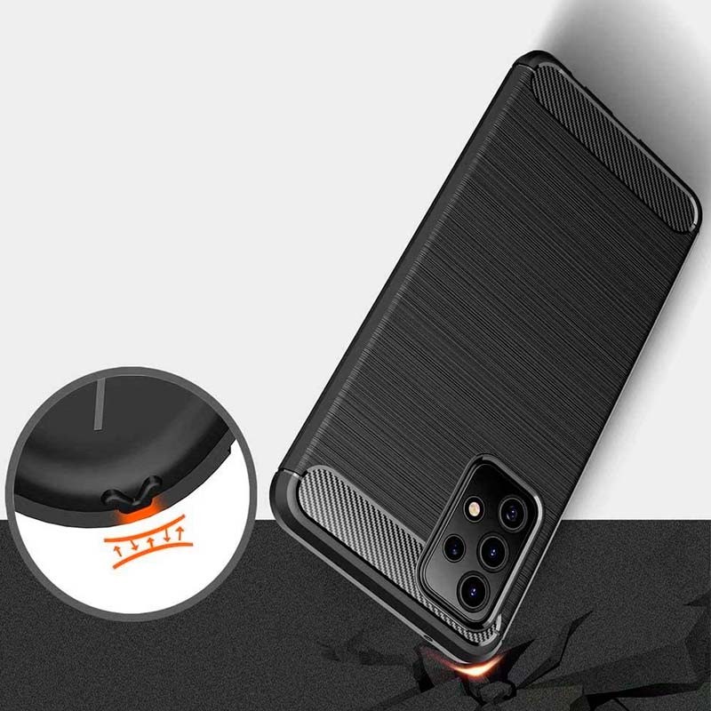 Capa de silicone Carbon Ultra para Samsung Galaxy A52 A525 / A52 5G A526 - Item4