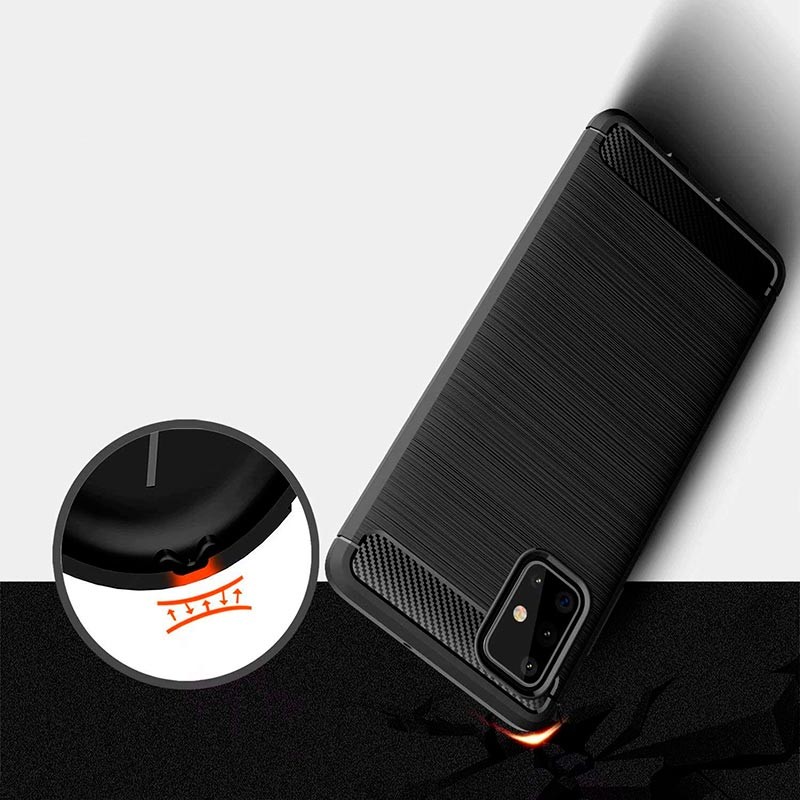 Capa de silicone Carbon Ultra para Samsung Galaxy A71 - Item1