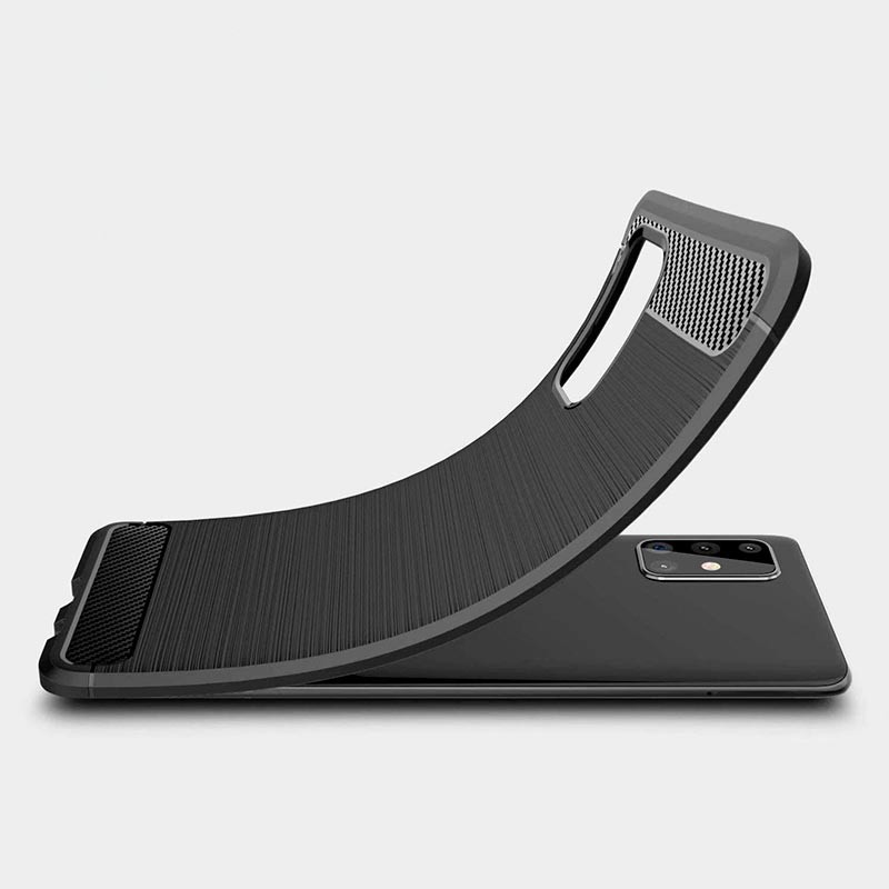Capa de silicone Carbon Ultra para Samsung Galaxy A71 - Item3