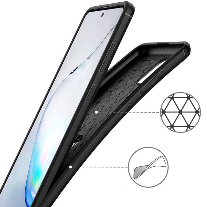 Funda de silicona Carbon Ultra para Samsung Galaxy Note 10 Lite - Ítem2