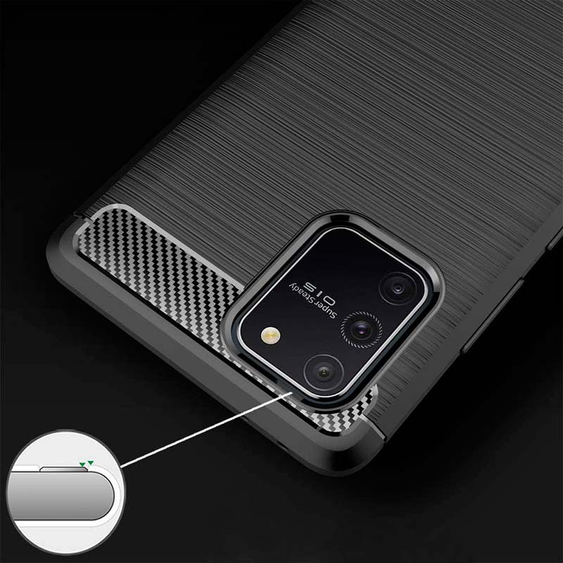 Coque en silicone Carbon Ultra pour Samsung Galaxy S10 Lite - Ítem3