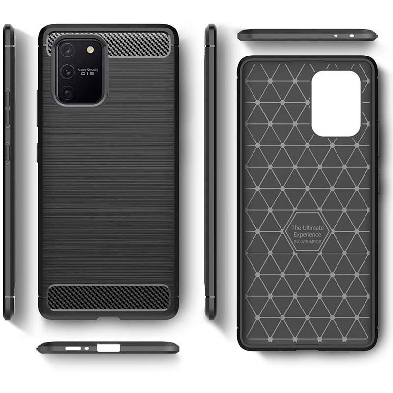 Coque en silicone Carbon Ultra pour Samsung Galaxy S10 Lite - Ítem5