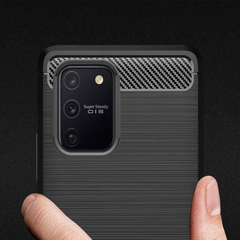 Coque en silicone Carbon Ultra pour Samsung Galaxy S10 Lite - Ítem6
