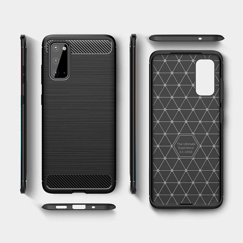 Coque en silicone Carbon Ultra pour Samsung Galaxy S20 - Ítem5