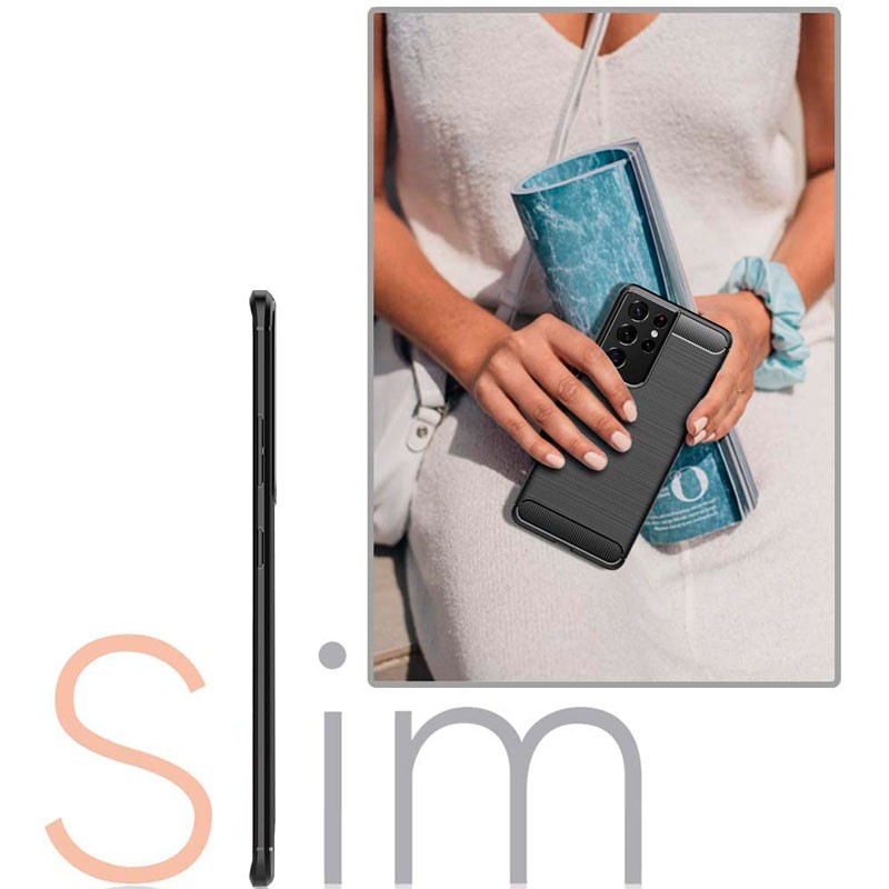 Capa de silicone Carbon Ultra para Samsung Galaxy S21 Ultra - Item5
