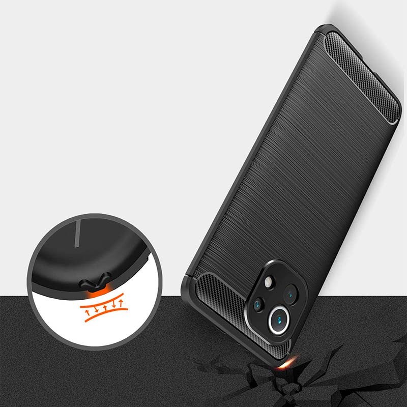 Coque en silicone Carbon Ultra pour Xiaomi Mi 11 - Ítem5