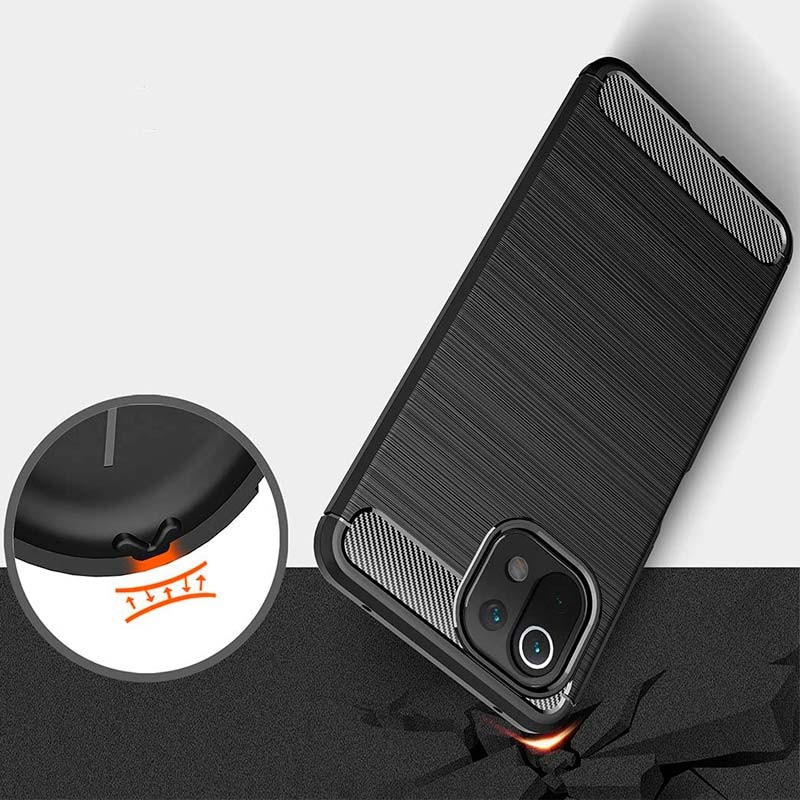 Coque en silicone Carbon Ultra pour Xiaomi Mi 11 Lite 4G / 5G - Ítem4