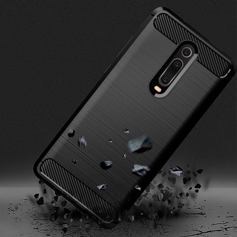 Funda Xiaomi Mi 9T Olixar Fibra de Carbono - Negra