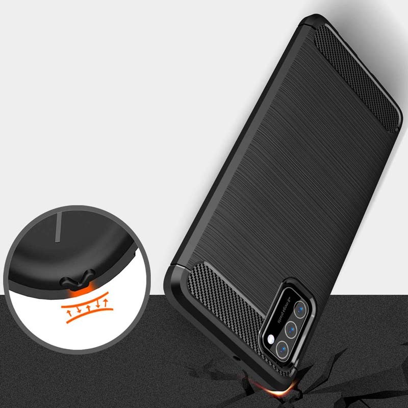 Capa de silicone Carbon Ultra para Xiaomi Poco M3 - Item1
