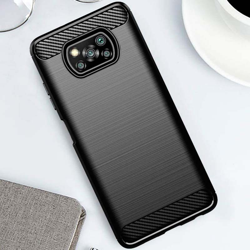 Funda de silicona Carbon Ultra para Xiaomi Pocophone X3 NFC - Ítem5