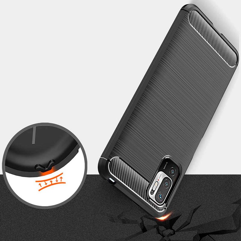 Capa de silicone Carbon Ultra para Xiaomi Redmi Note 10 5G - Item5