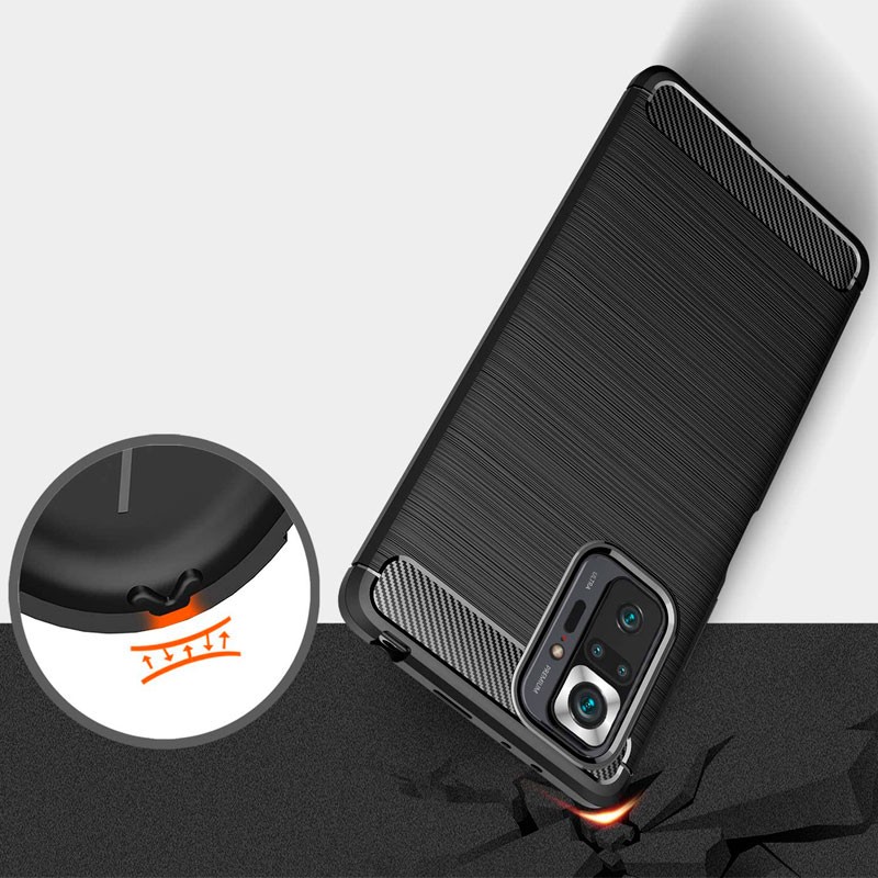Funda de silicona Carbon Ultra para Xiaomi Redmi Note 10 Pro - Ítem5