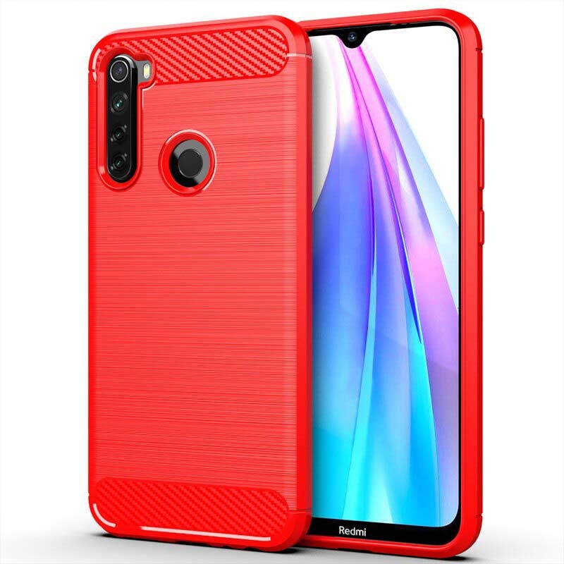 anccer Funda Xiaomi Redmi Note 8 Rojo Liso Ultra Slim Anti-Rasguño y Resistente Huellas Dactilares Totalmente Protectora Caso de Duro Cover Case para Redmi Note 8