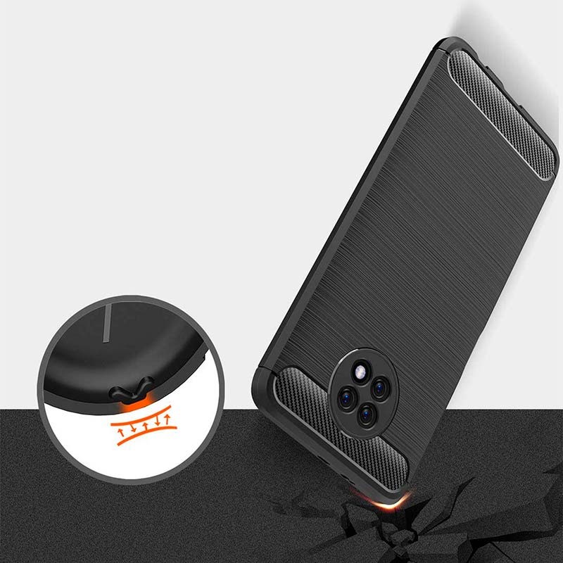 Coque en silicone Carbon Ultra pour Xiaomi Redmi Note 9T 5G - Ítem3