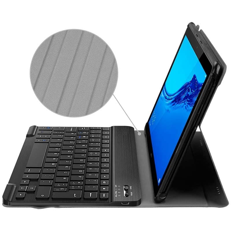 ángulos del soporte de la Funda con Teclado para Huawei MediaPad T5 10