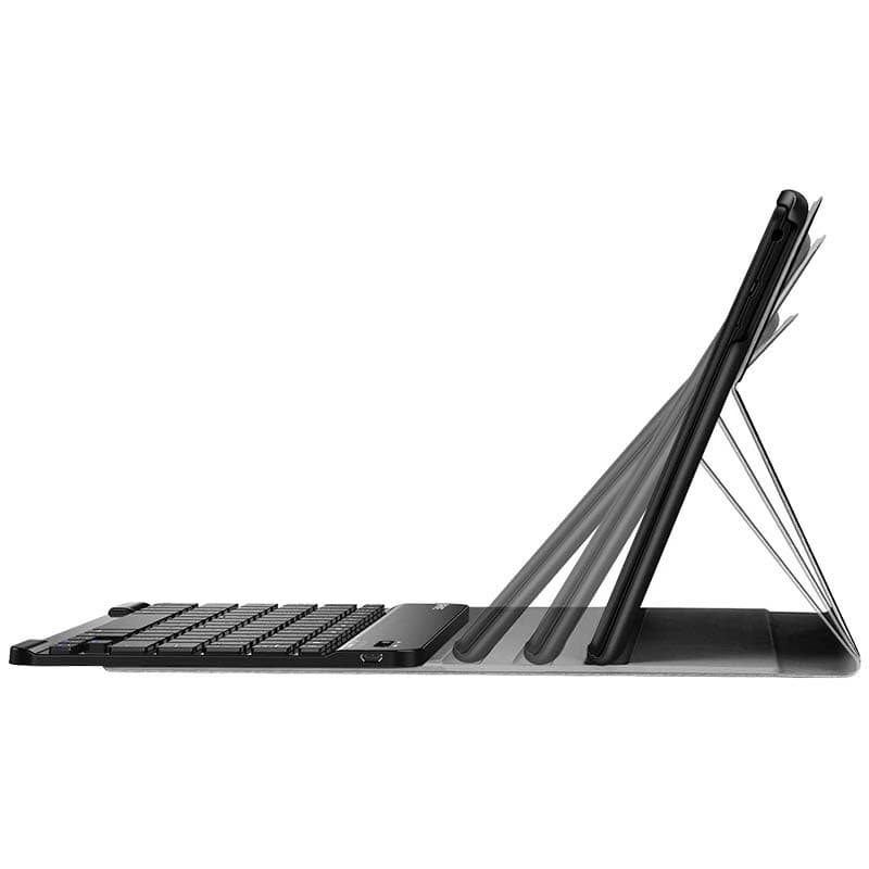 vista lateral da Capa com Teclado para Lenovo Tab M10 10.1